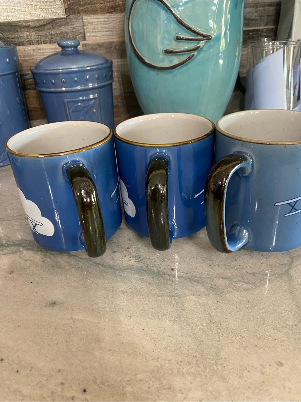 3 Vintage 1970’s Otagiri Biplane Mug – Made in Japan – Airplane Coffee mugs - Picture 3 of 5